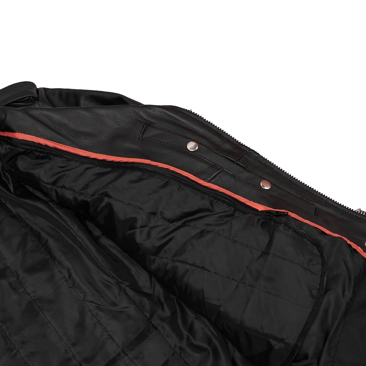 Command™ Men's Tall Leather Motorcycle Jacket