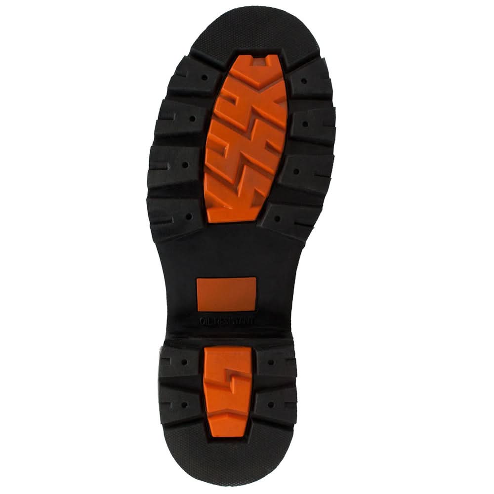 Commandsole 6" Black Biker Leather Boot