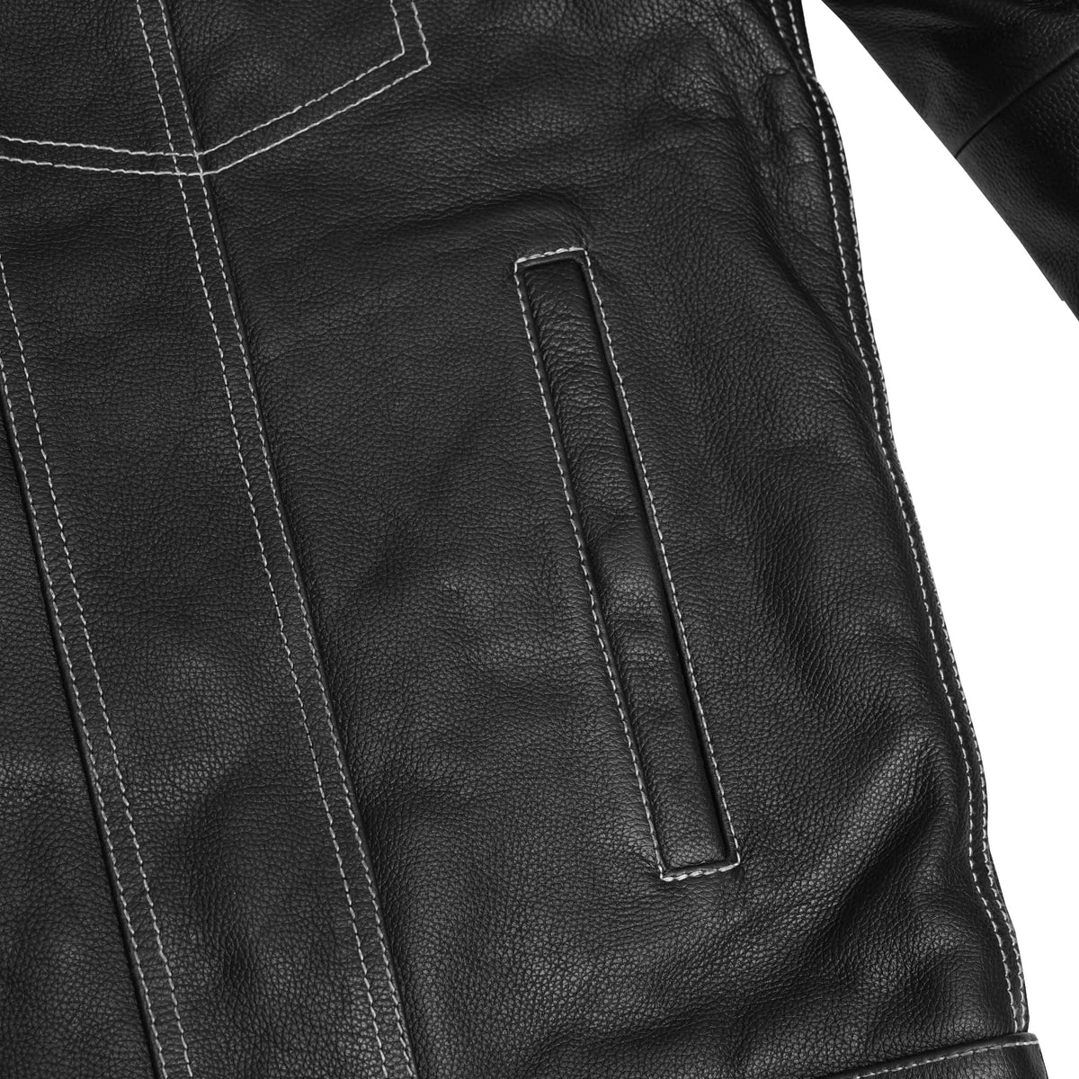 Conall Men's Leather Motorcycle Jacket