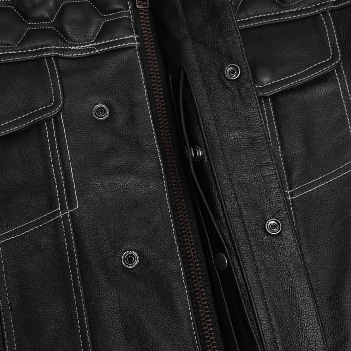 Conall Men's Leather Motorcycle Jacket
