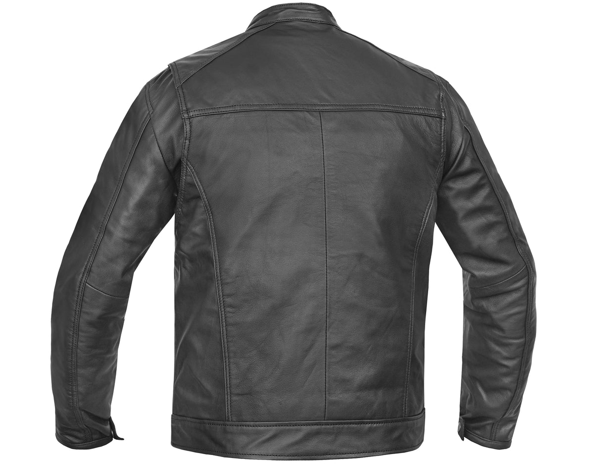 Conrad Men's Leather Motorcycle Jacket