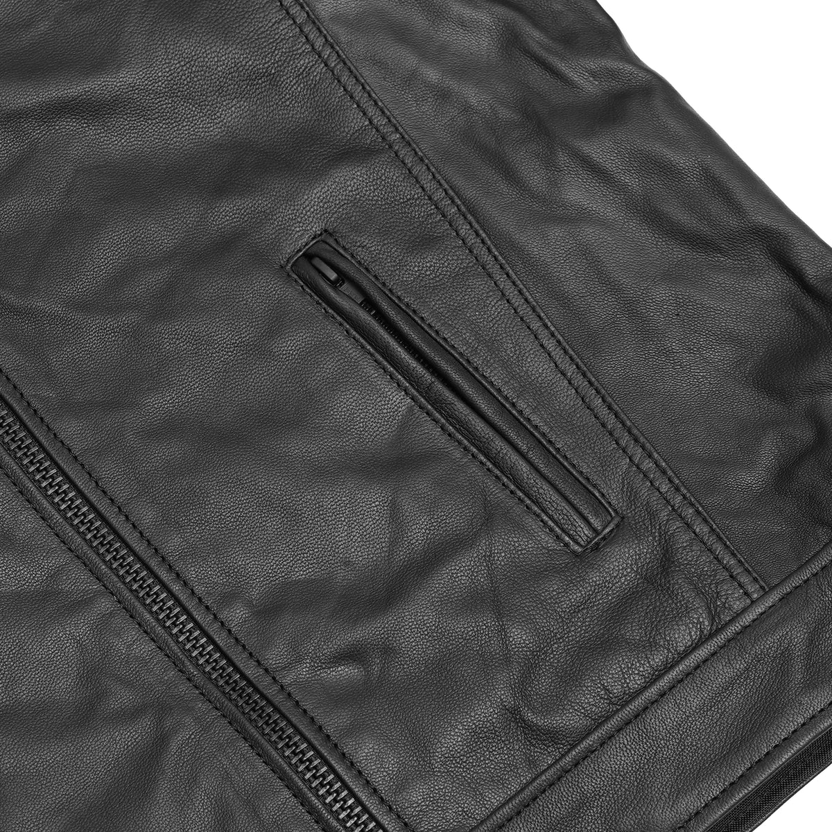 Conrad Men's Leather Motorcycle Jacket