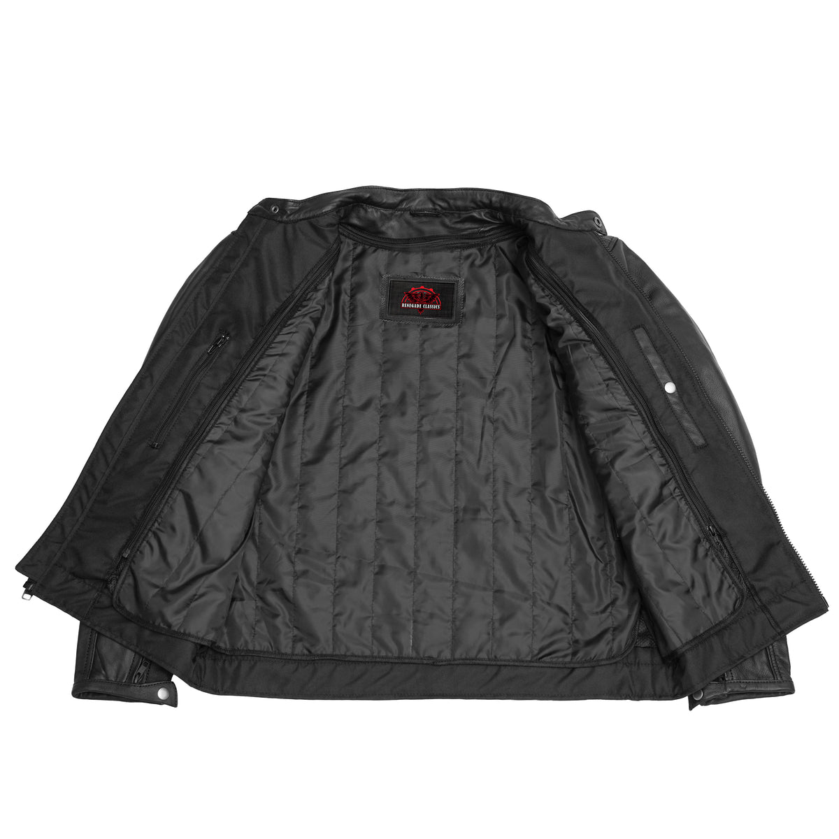 Conrad Men's Leather Motorcycle Jacket