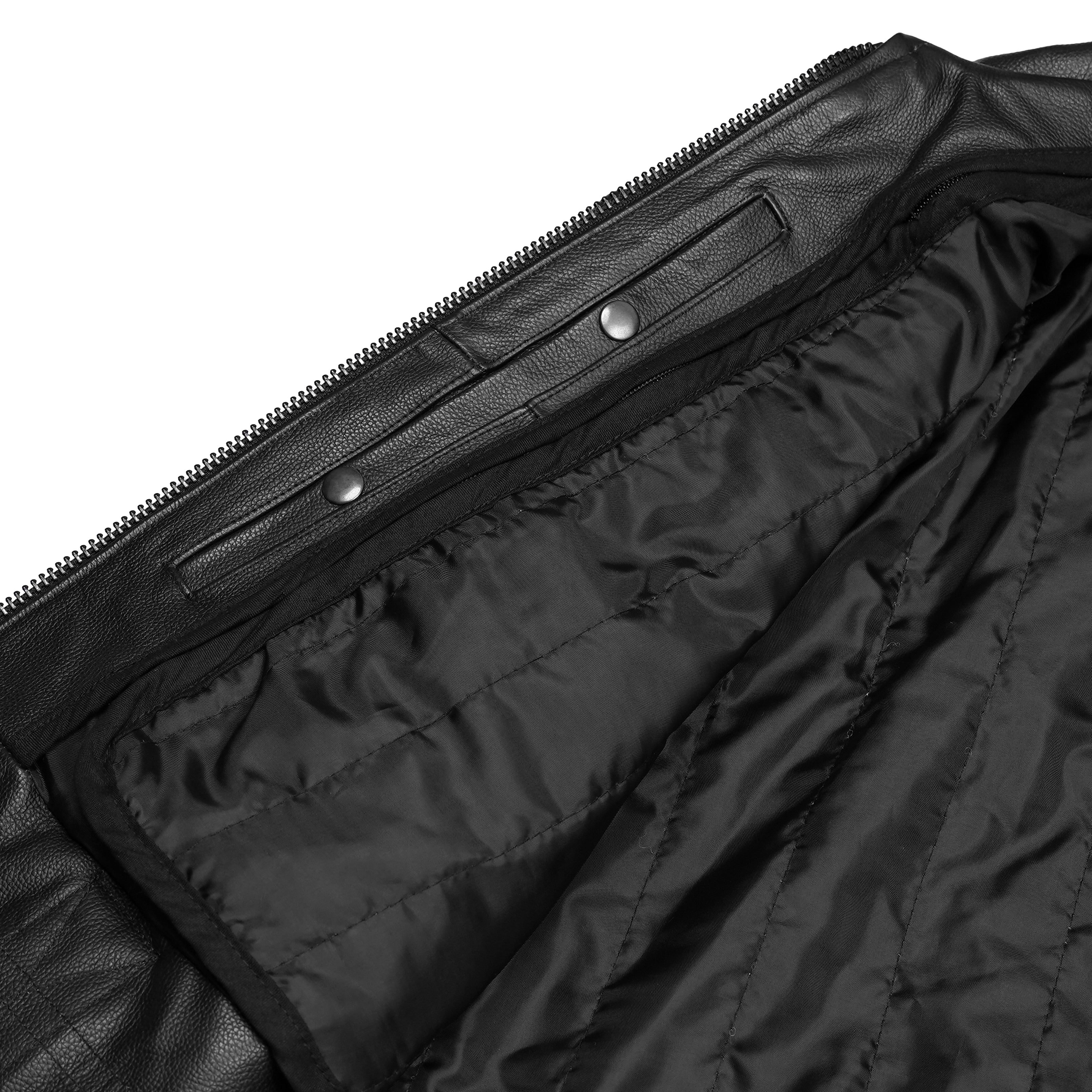 Iron Warrior™ Men’s Leather Motorcycle Jacket