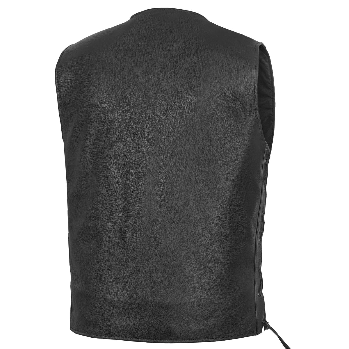 Curated™ Mens Tall Motorcycle Leather Vest