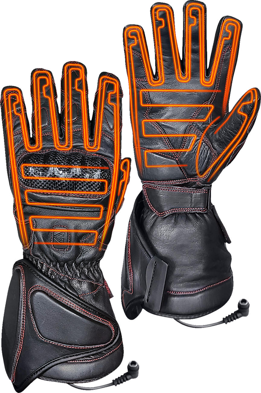 12 V Extreme Hard Knuckle Heated Gloves