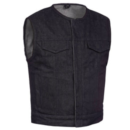 Dirt Nap Men’s Denim Motorcycle Vest