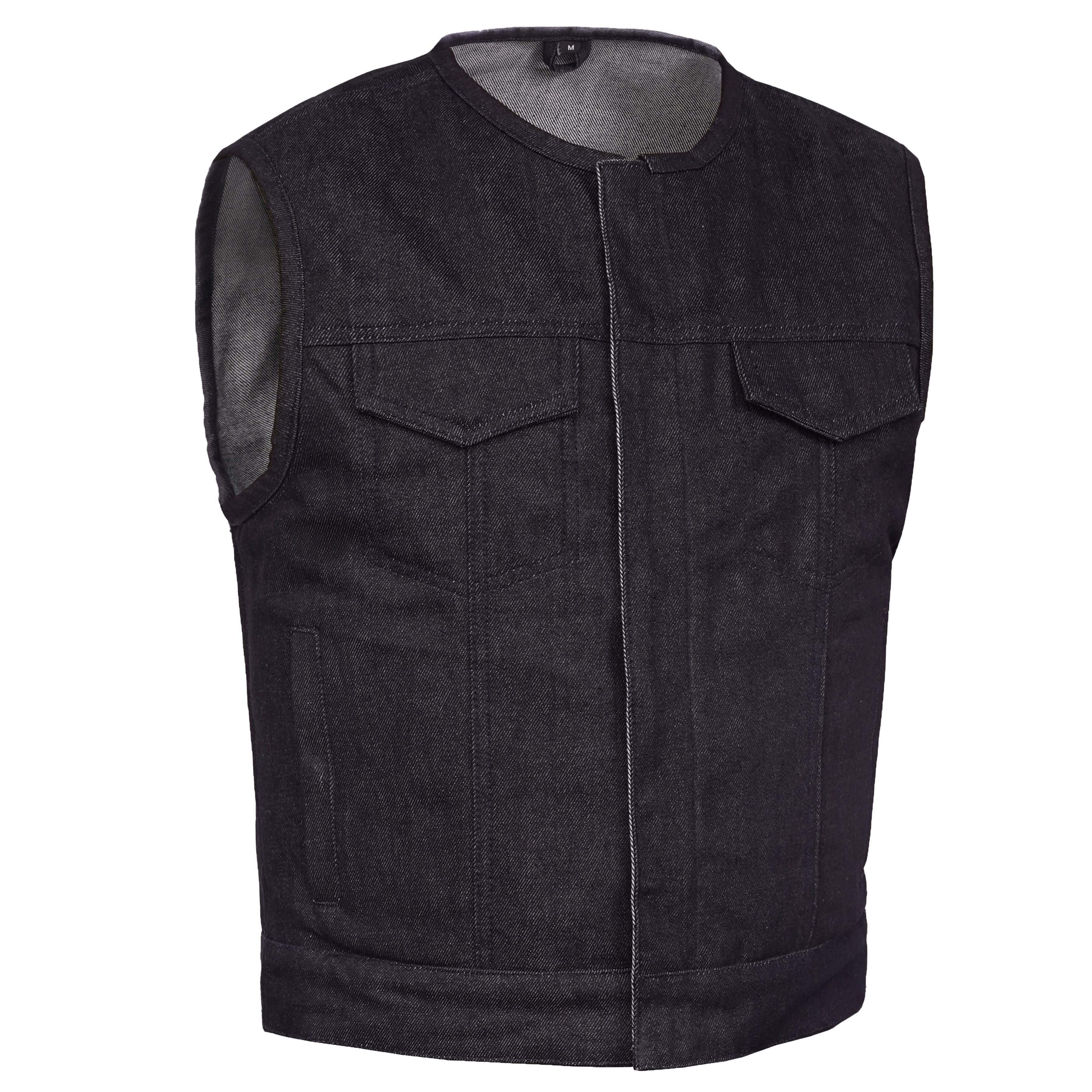 Dirt Nap Men’s Denim Motorcycle Vest