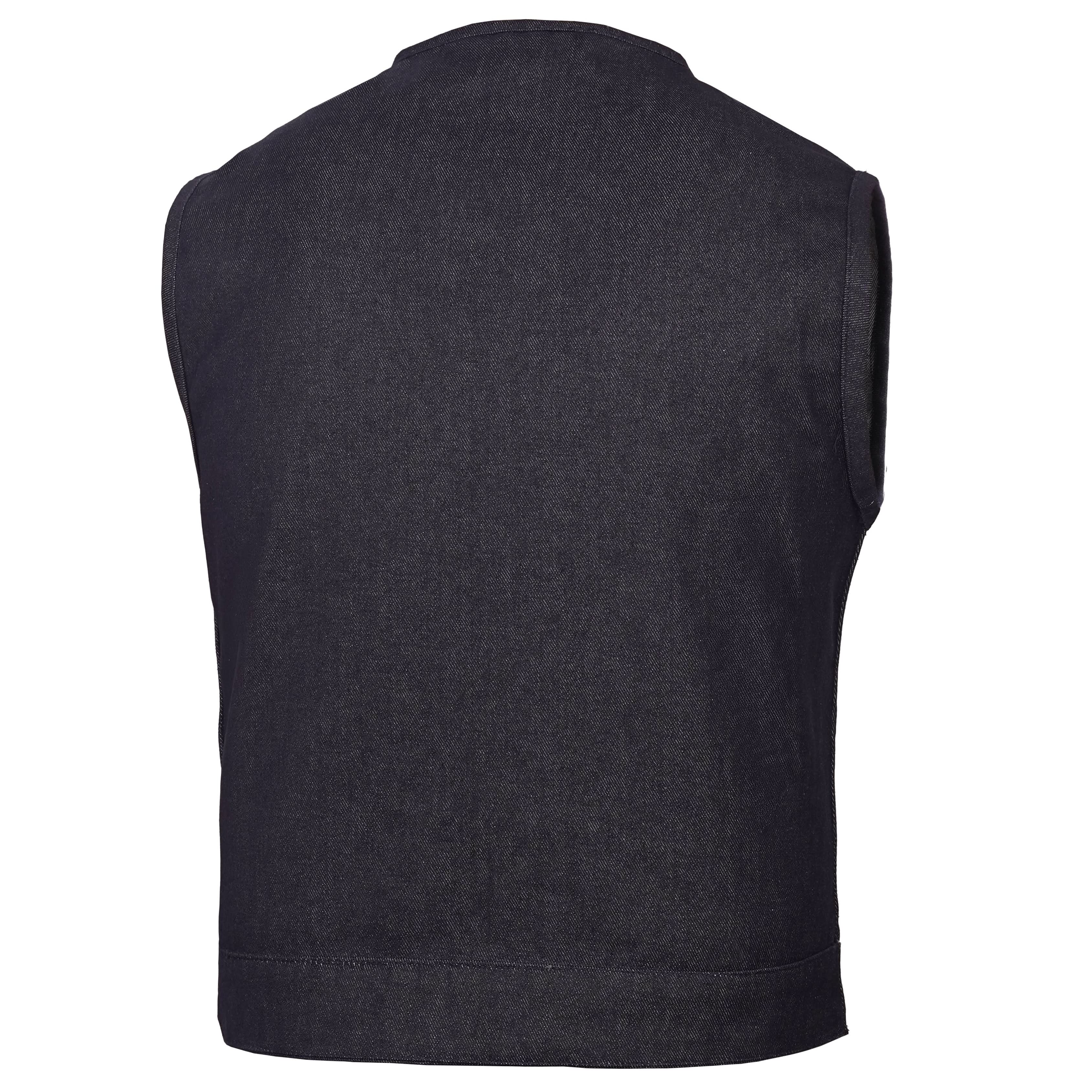 Dirt Nap Men’s Denim Motorcycle Vest