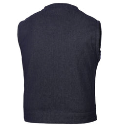 Hardline Men’s Motorcycle Denim Vest