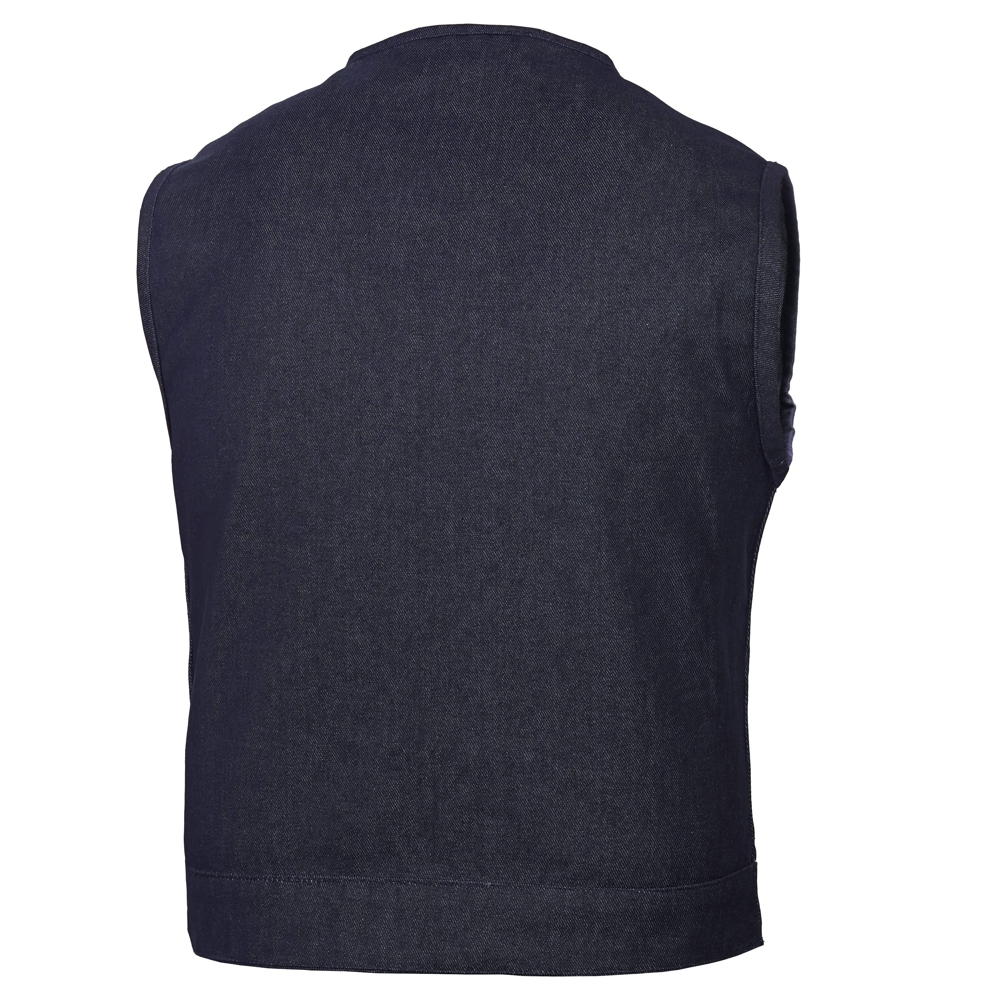 Hardline Men’s Motorcycle Denim Vest