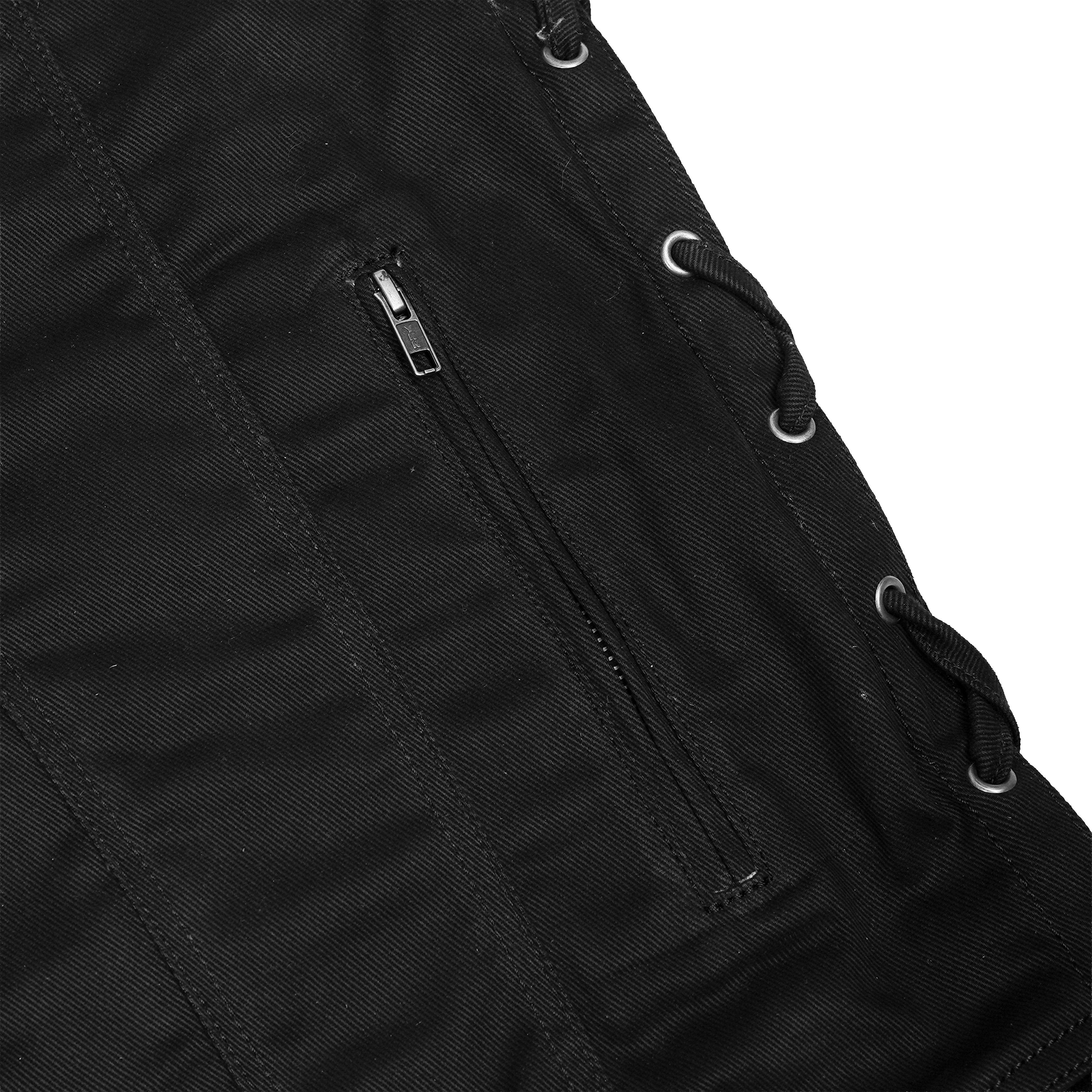 Outrider Men's Classic Black Denim Motorcycle  Vest