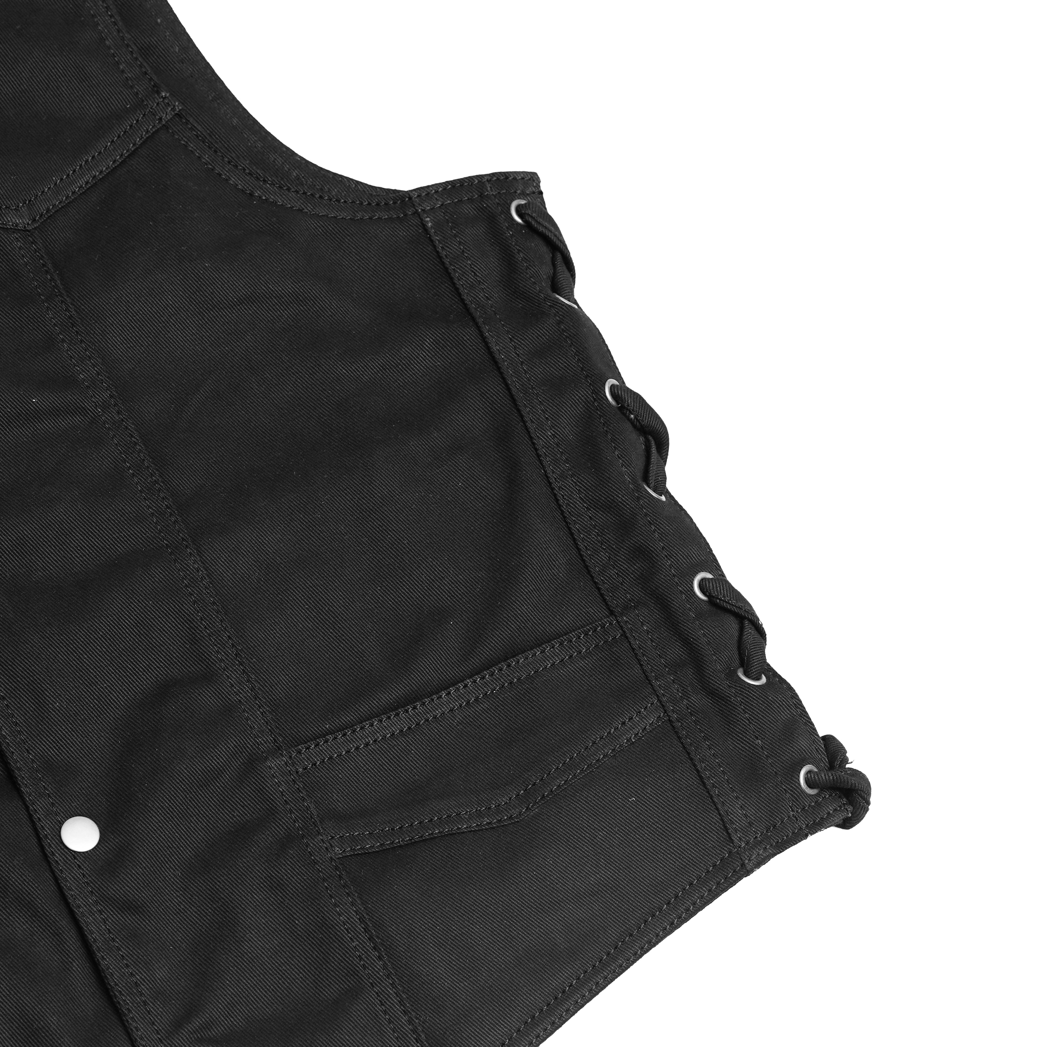 Rustborn™ Mens Denim Motorcycle Vest