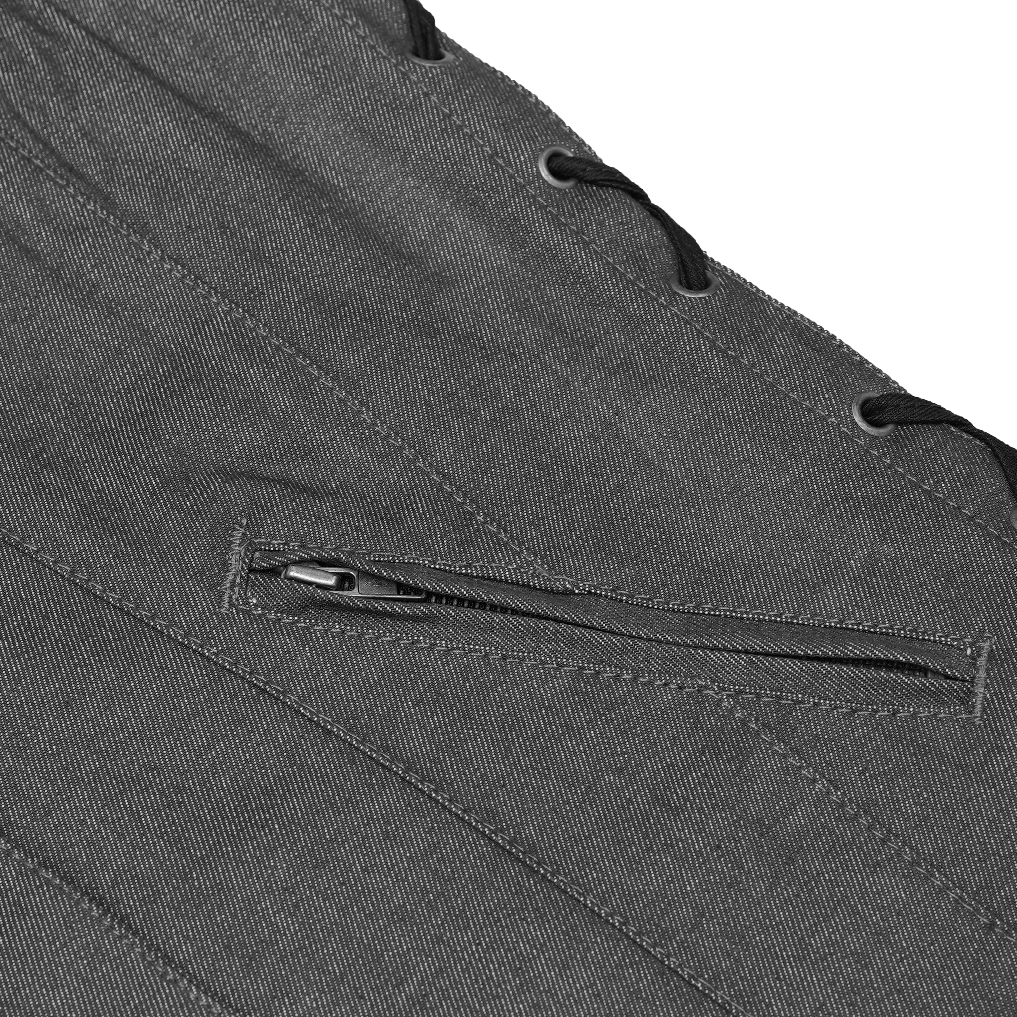 Storm™ Gray womens denim vest