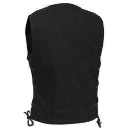 Blackened™ Black womens denim vest