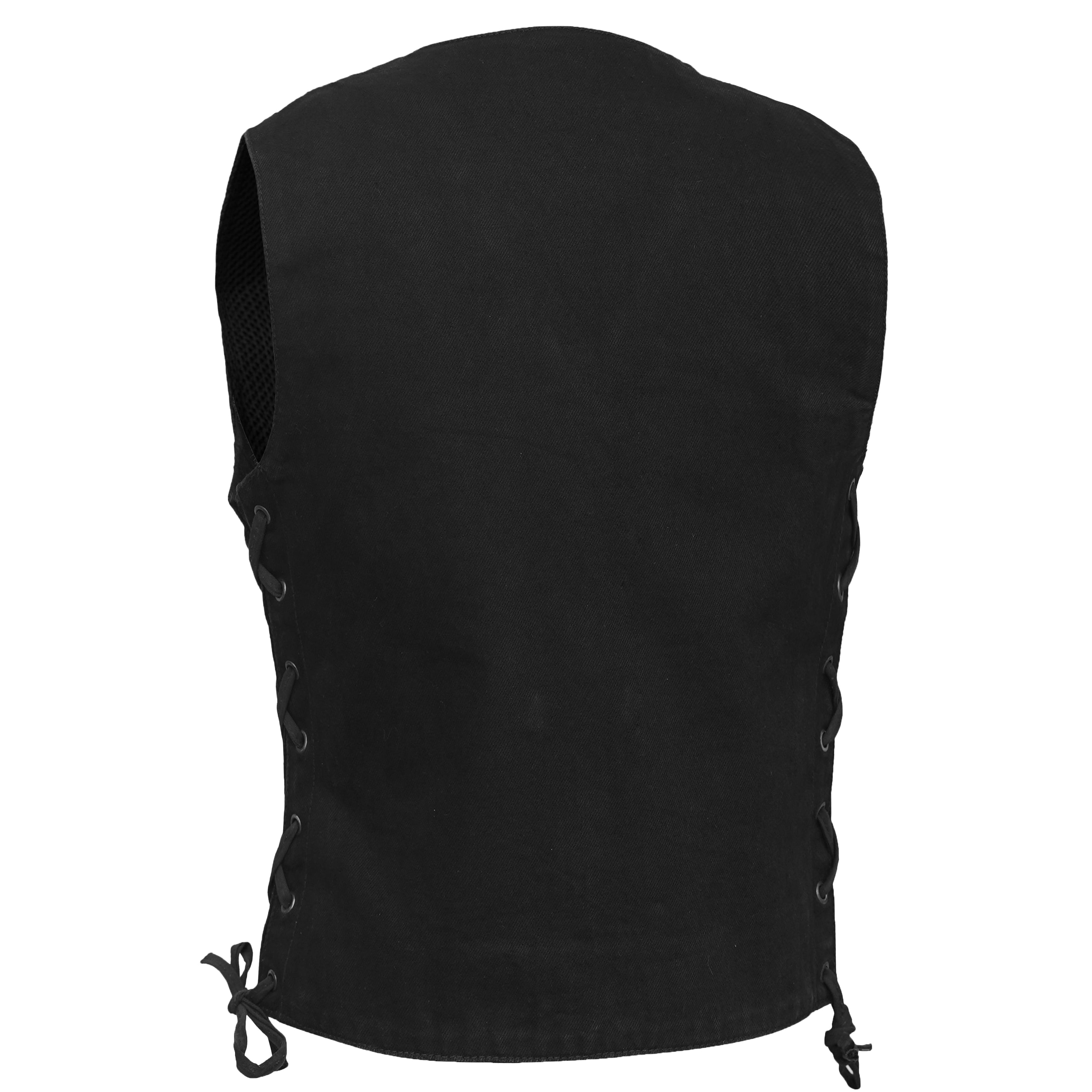 Blackened™ Black womens denim vest