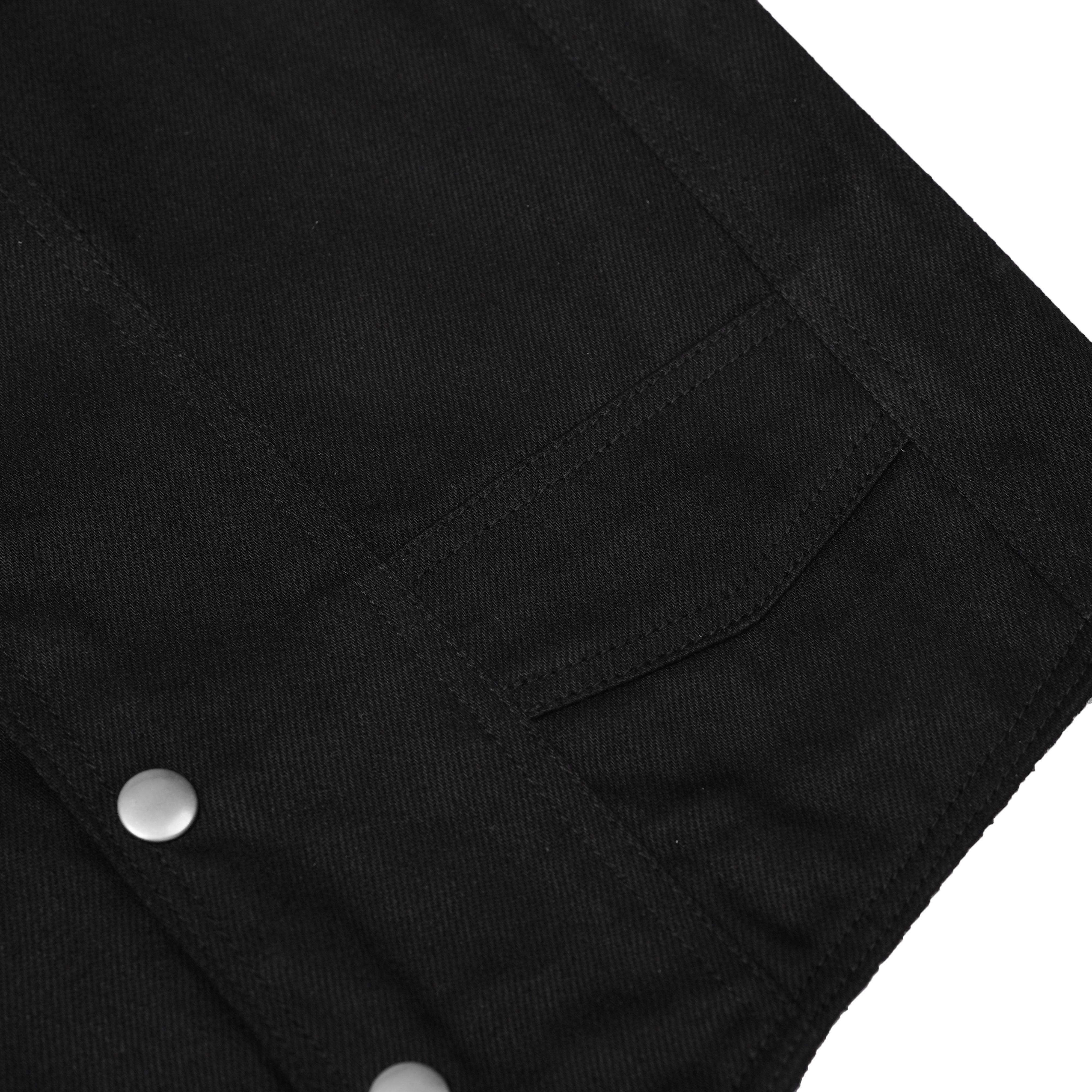 Blackened™ Black womens denim vest