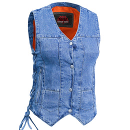 Blue Haven™ womens denim vest