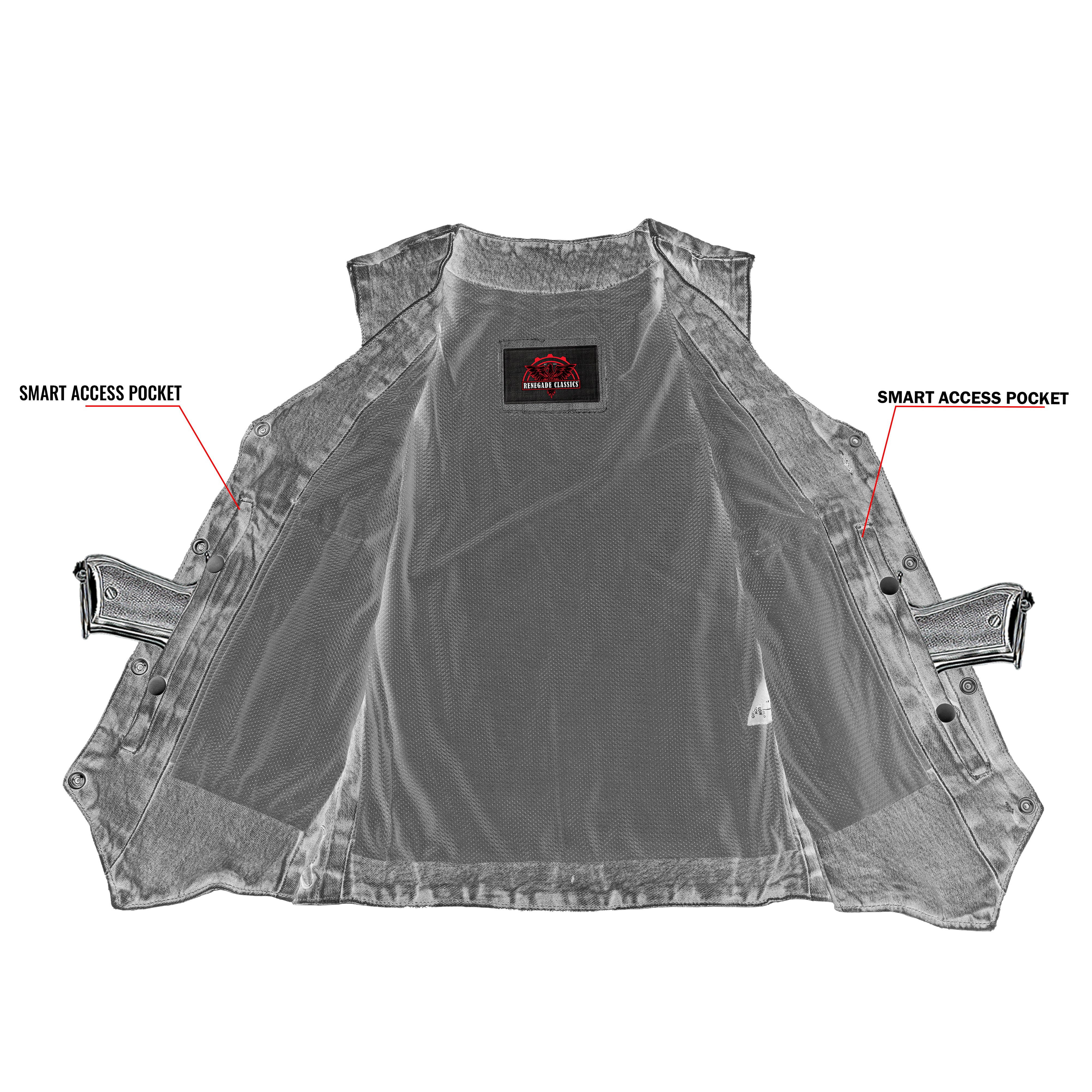 Blue Haven™ womens denim vest