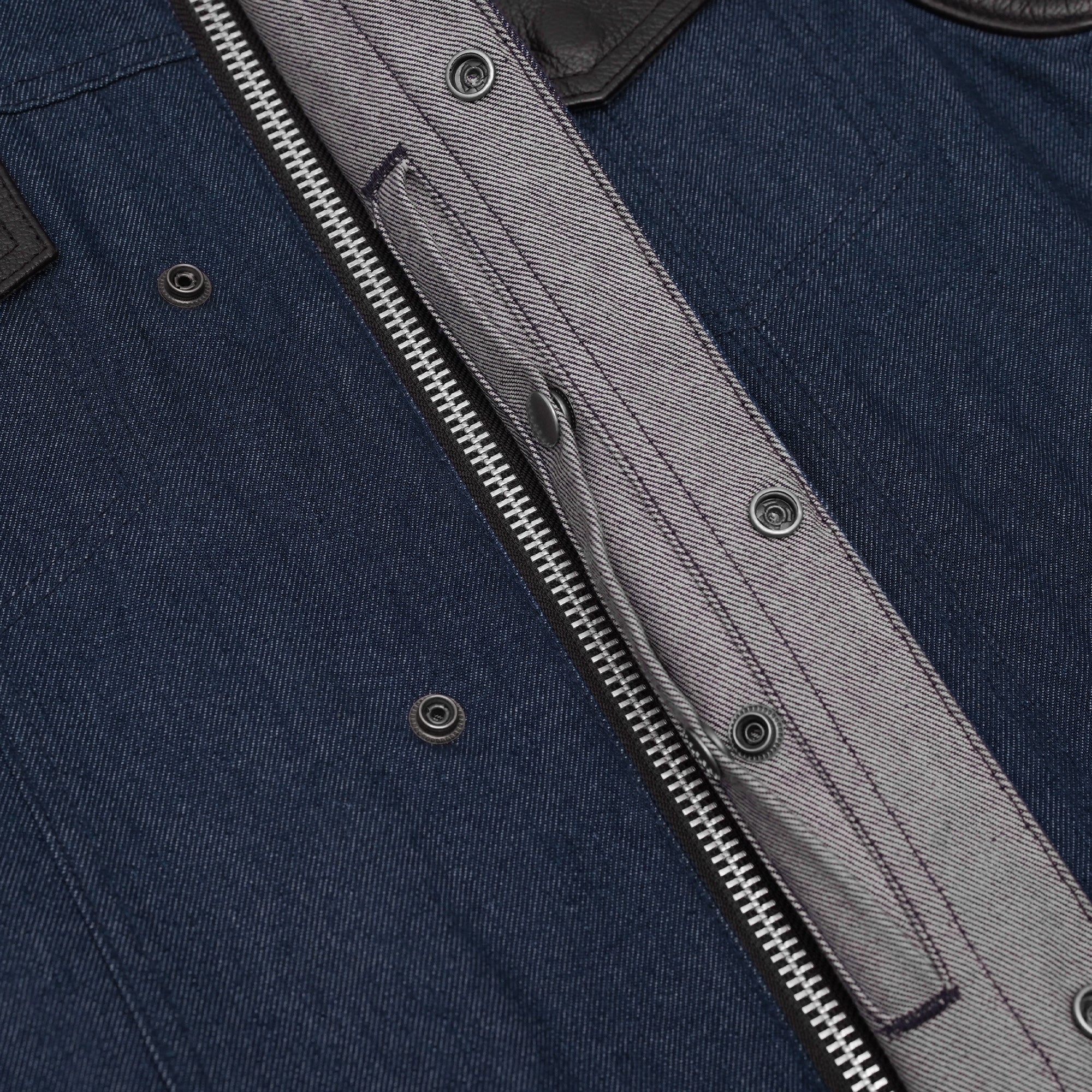 Dual-Tex™ Mens Denim Motorcycle Vest