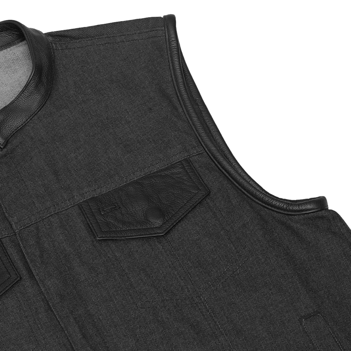 Blackridge™ Mens Denim Motorcycle Vest