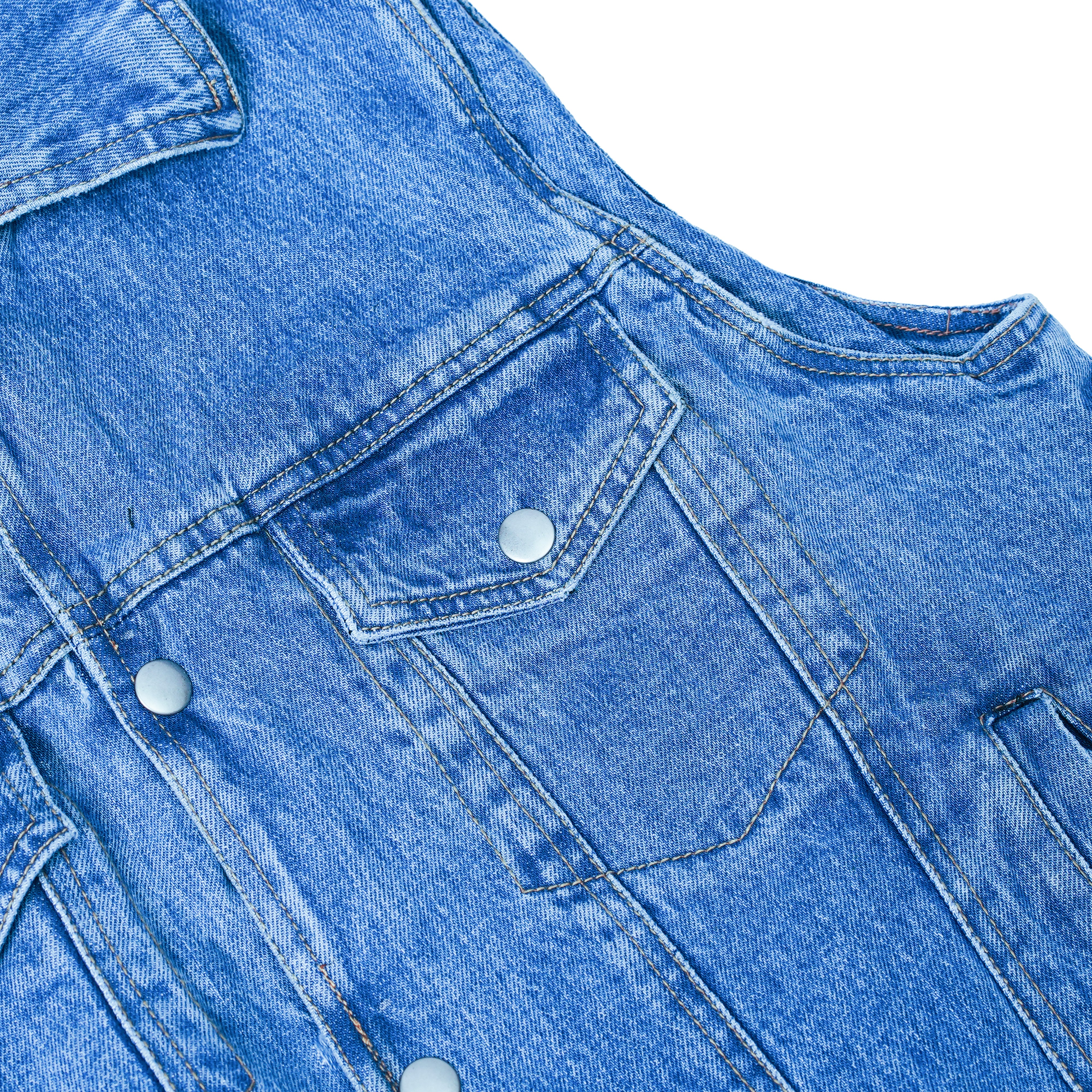Bluebonnet™ Mens Denim Motorcycle Vest