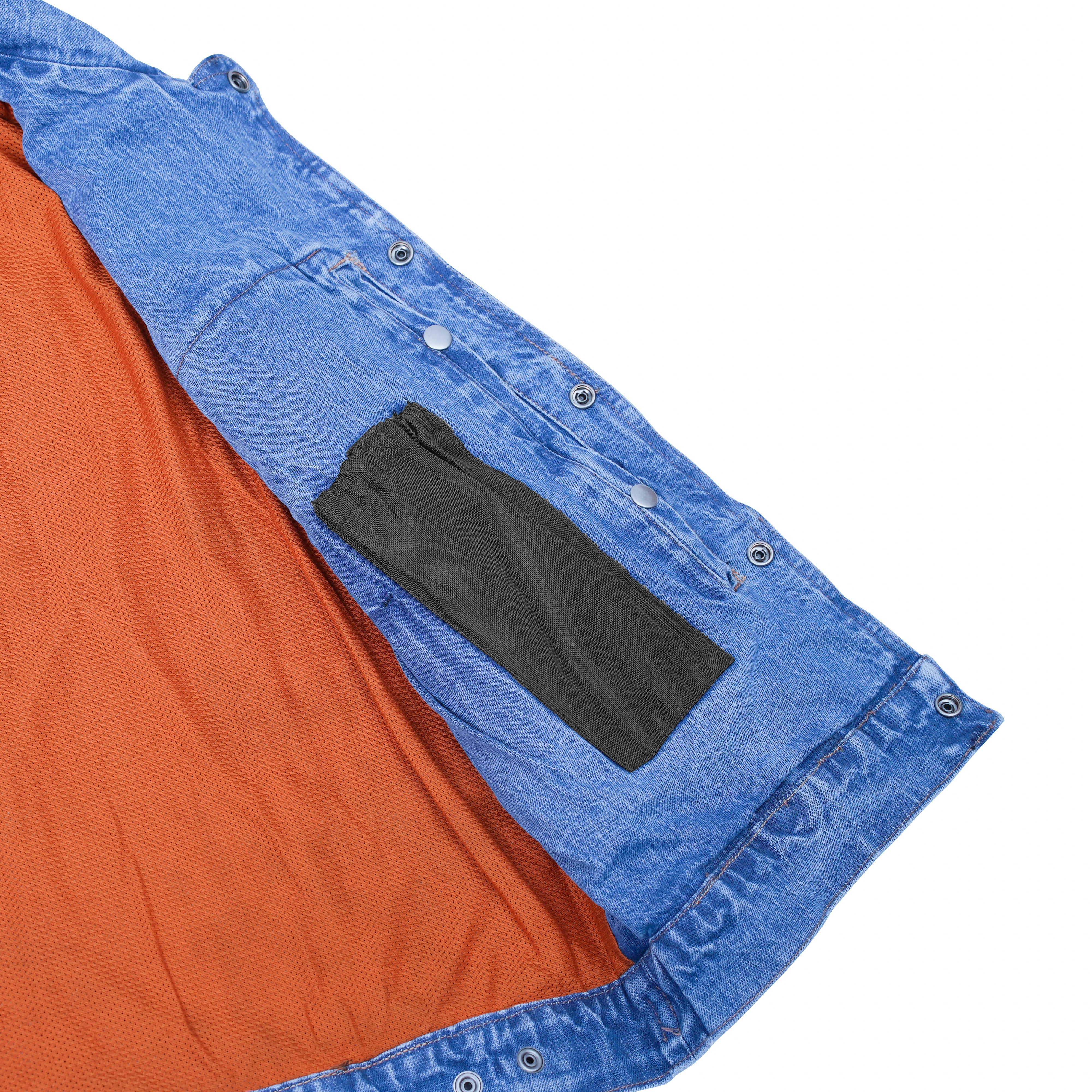 Bluebonnet™ Mens Denim Motorcycle Vest