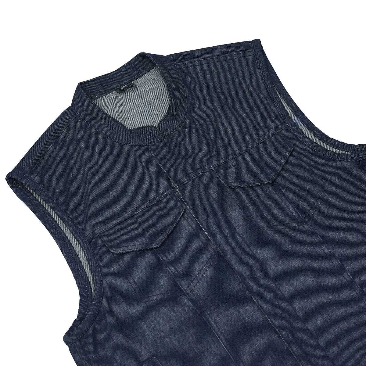 True blue™ Mens Denim Motorcycle Vest