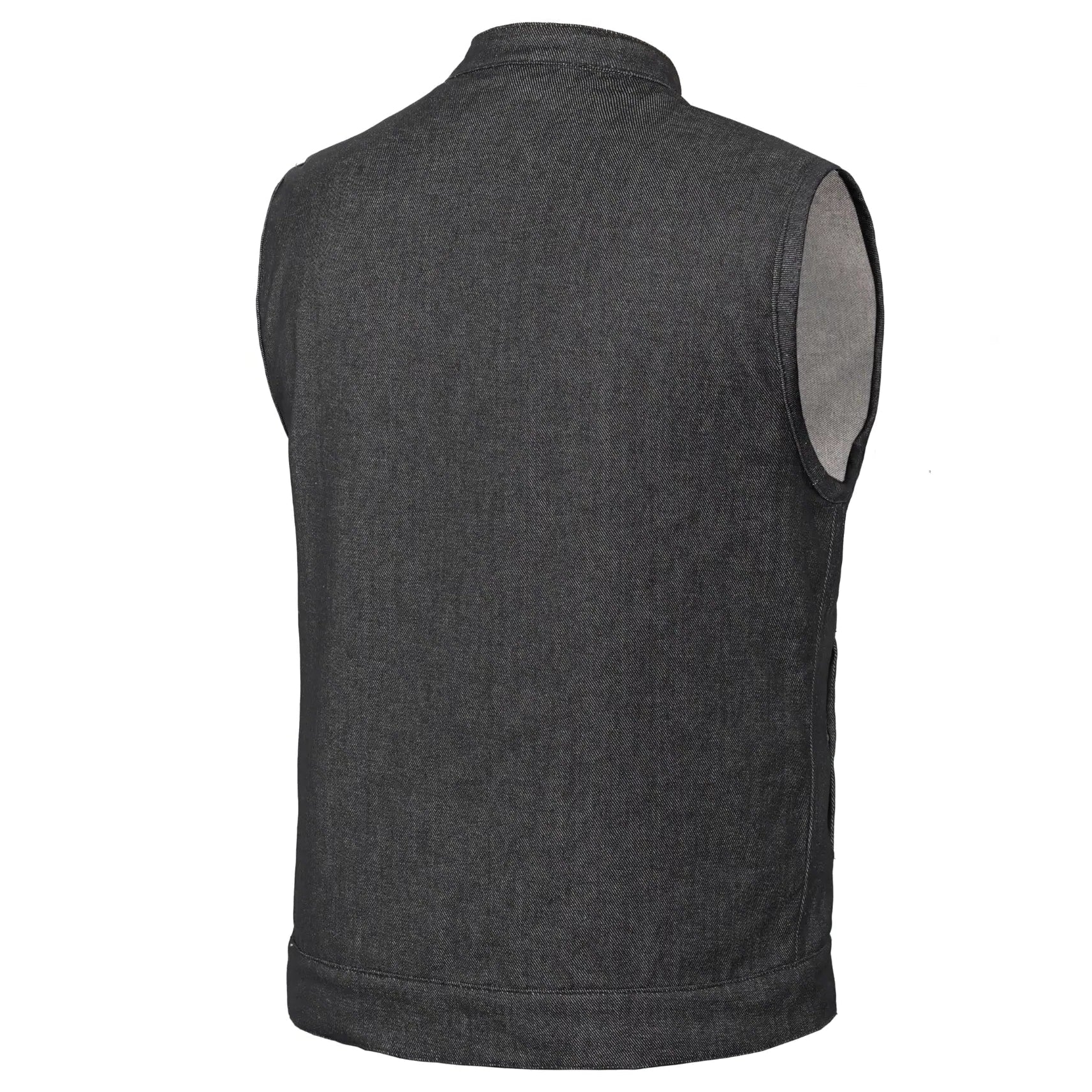 Anchor Mens Motorcycle Denim Vest