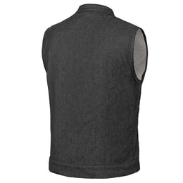 Anchor Mens Motorcycle Denim Vest