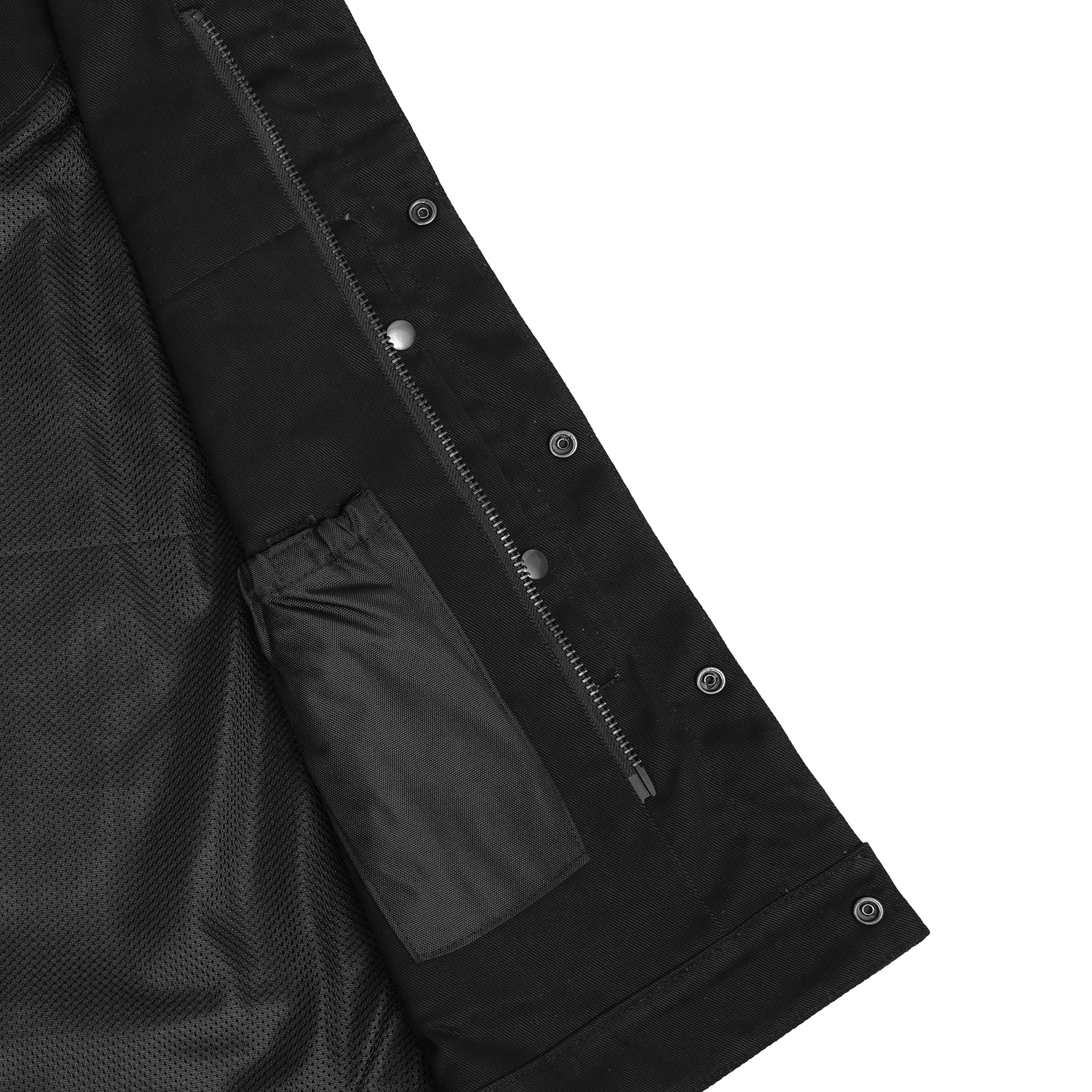 Dark Terrain™ Men's Black Denim Motorcycle Vest
