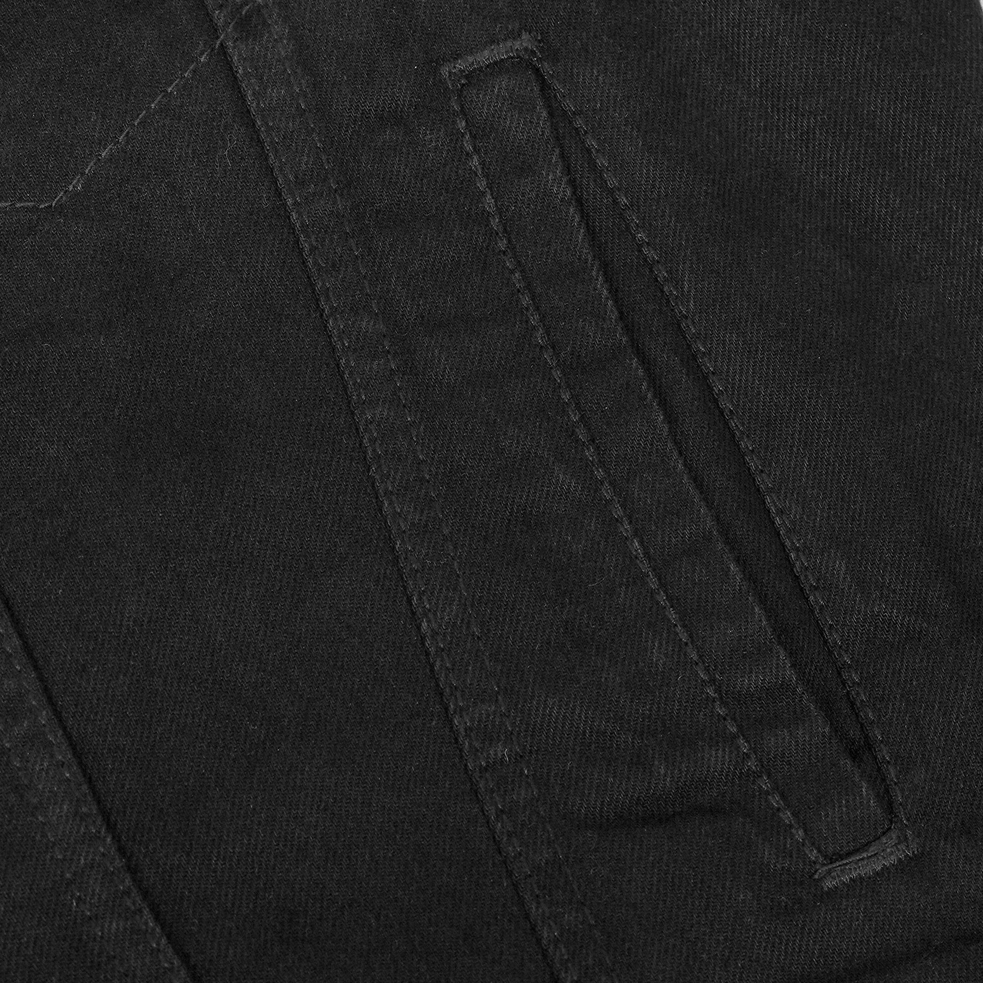 Darklock™ Men's Black Denim Motorcycle Vest