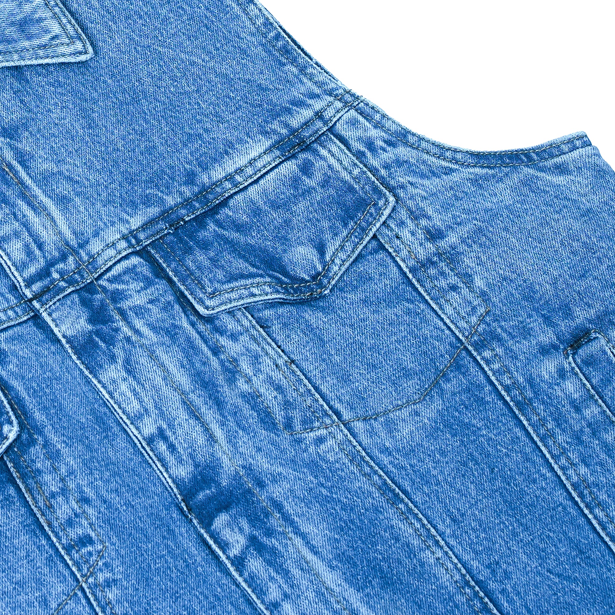 Revival Mens Denim Motorcycle Vest