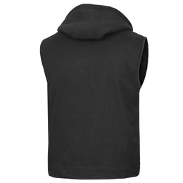 Shadowhood™ Men's Black Denim Motorcycle Vest