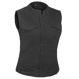 Black Soul™ womens denim vest