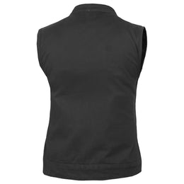 Black Soul™ womens denim vest