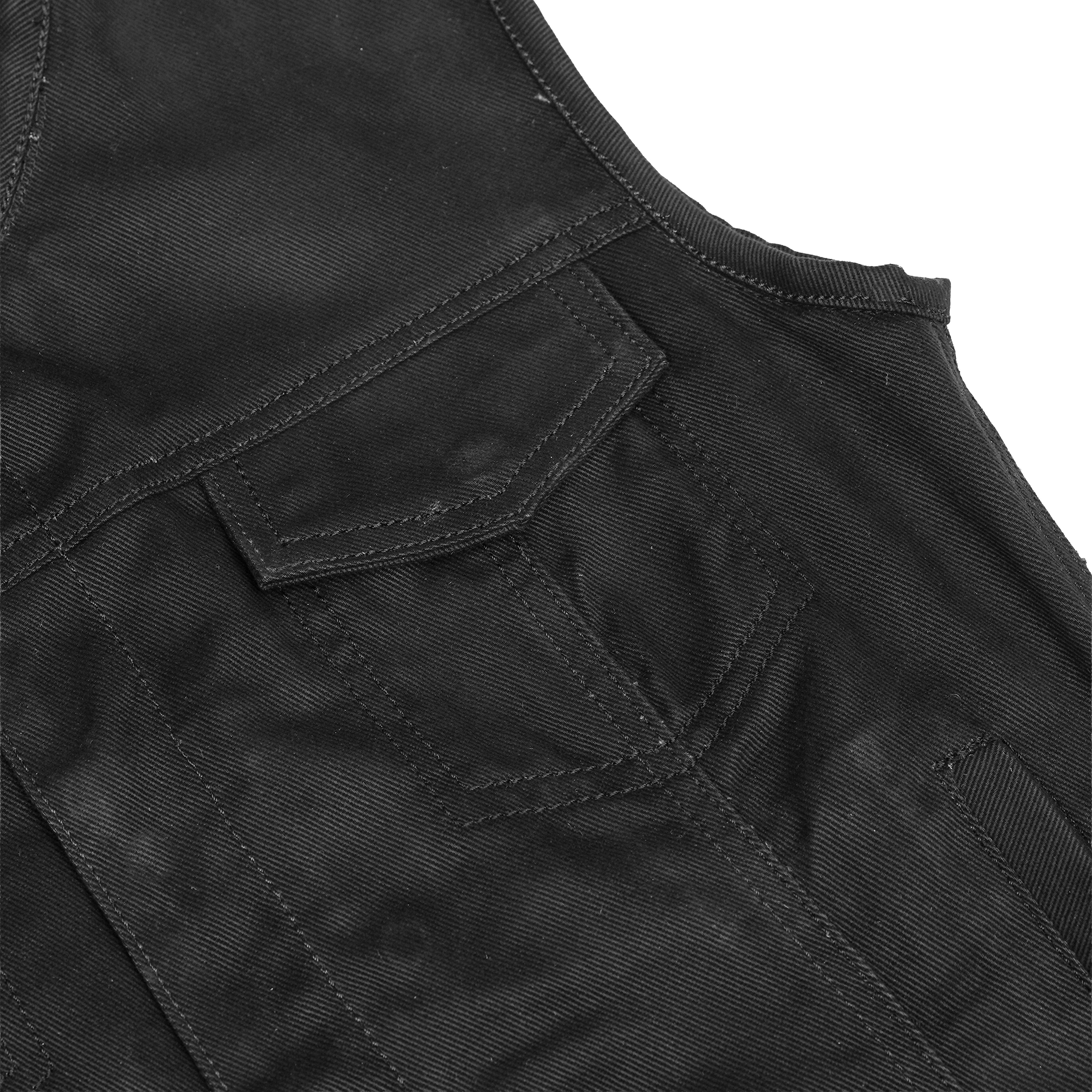 Black Soul™ womens denim vest