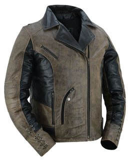 Fusion Flow Women's Leather Motorcycle Jacket Women's Leather Jackets Renegade Classics