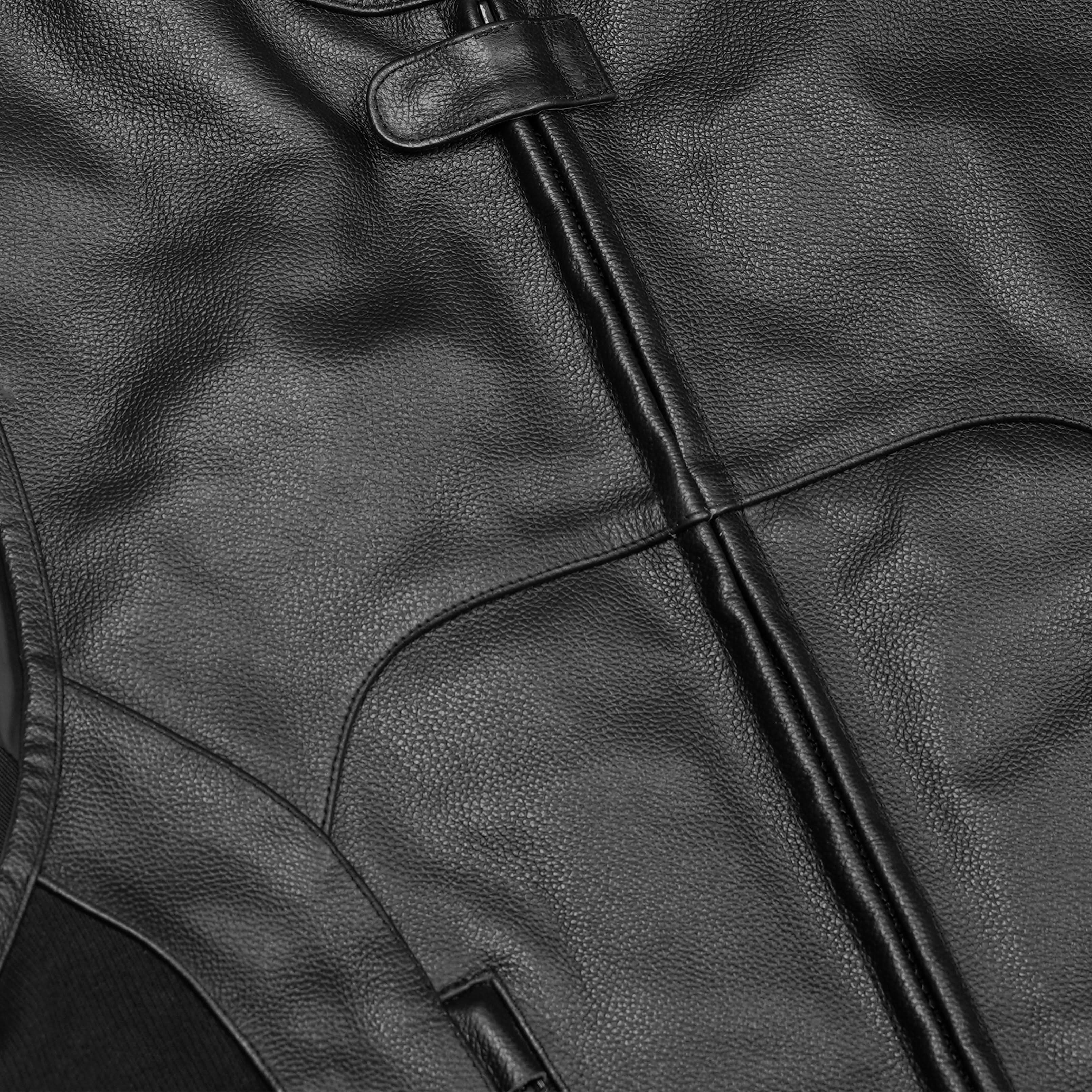 Silent Strike™ Mens Leather Motorcycle Vest