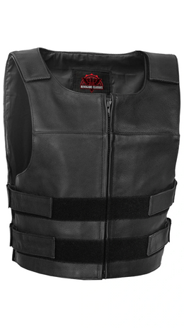 Frisco Men’s Leather Motorcycle Vest