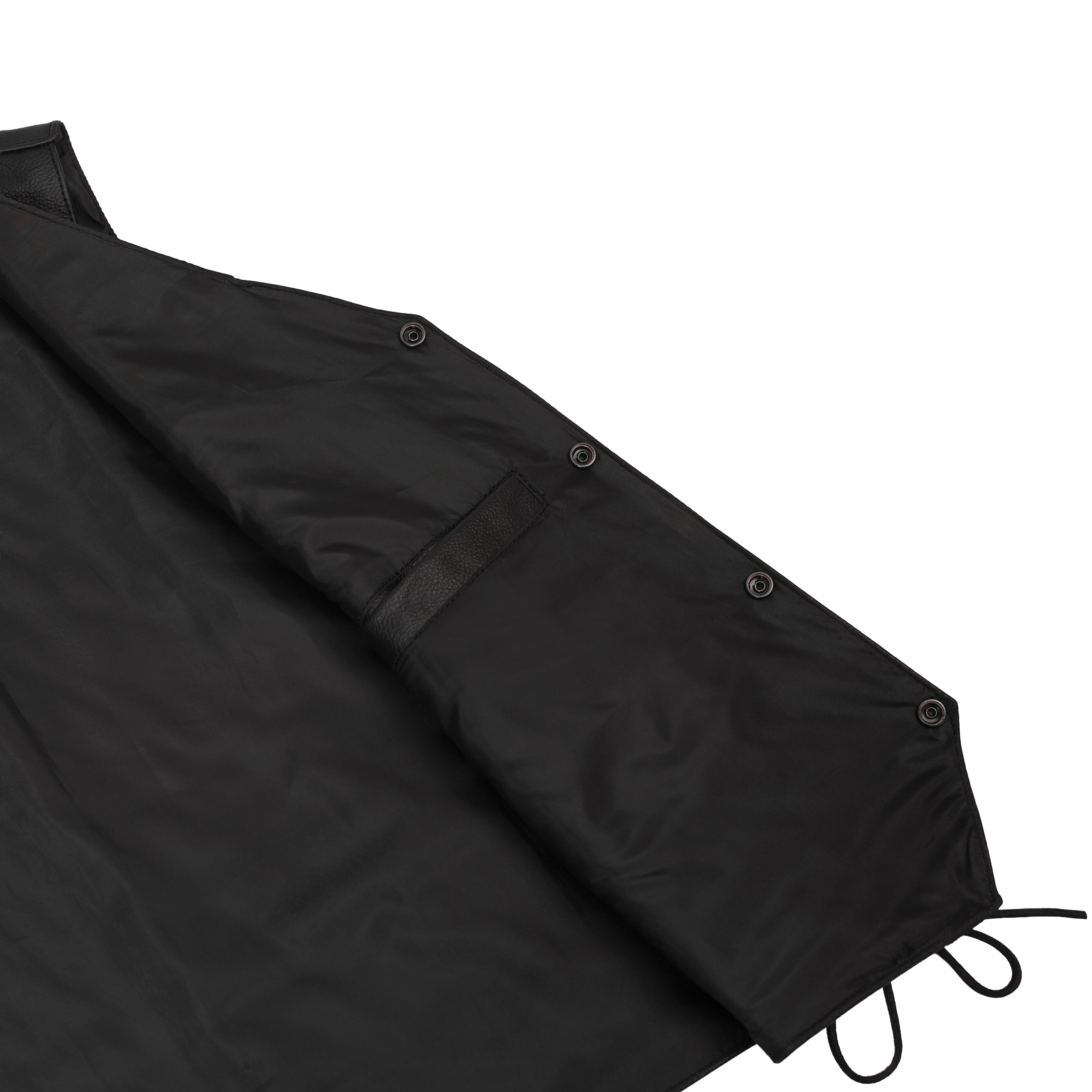Highland Mens Leather Motorcycle Vest