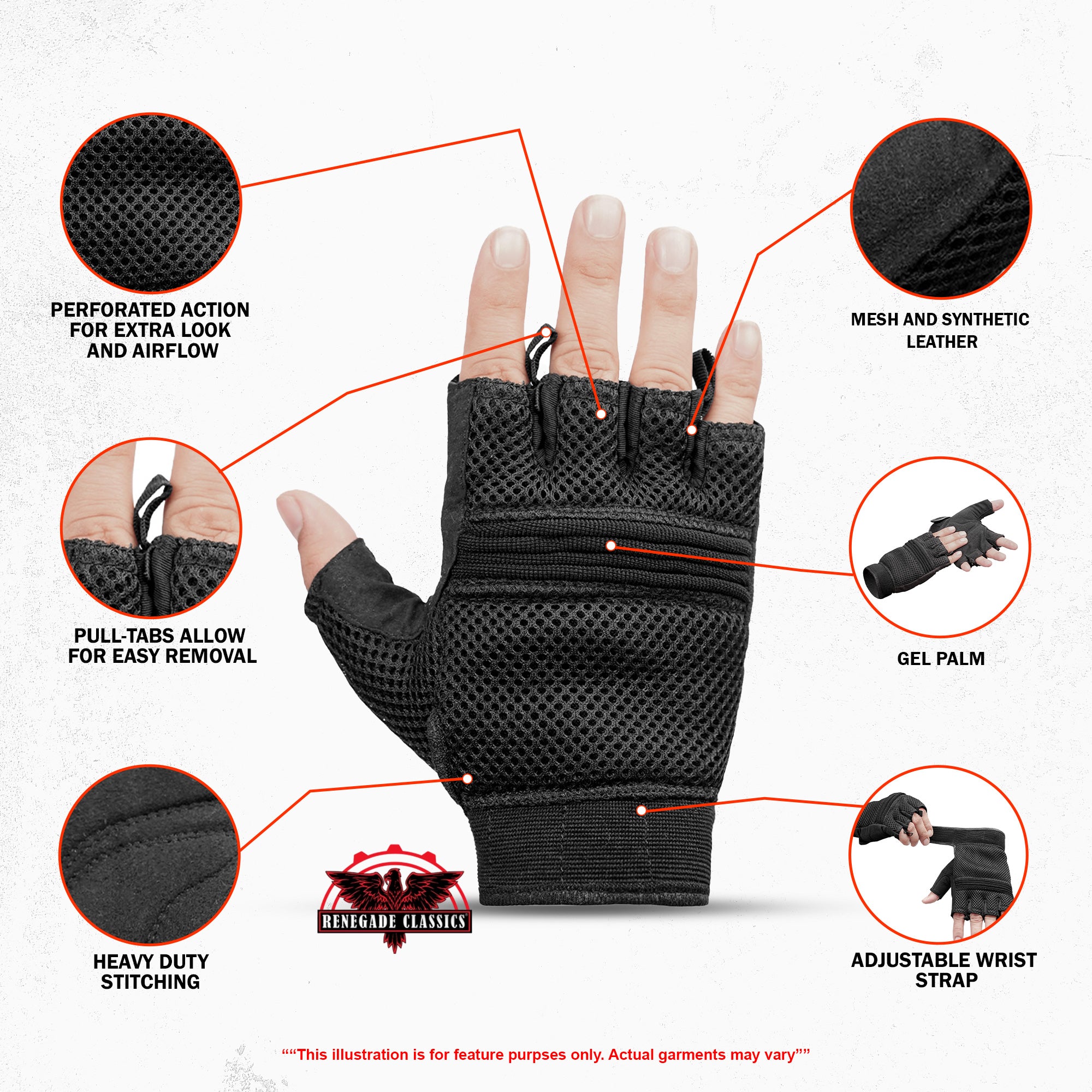 WindRush™ Men's   Fingerless Gloves