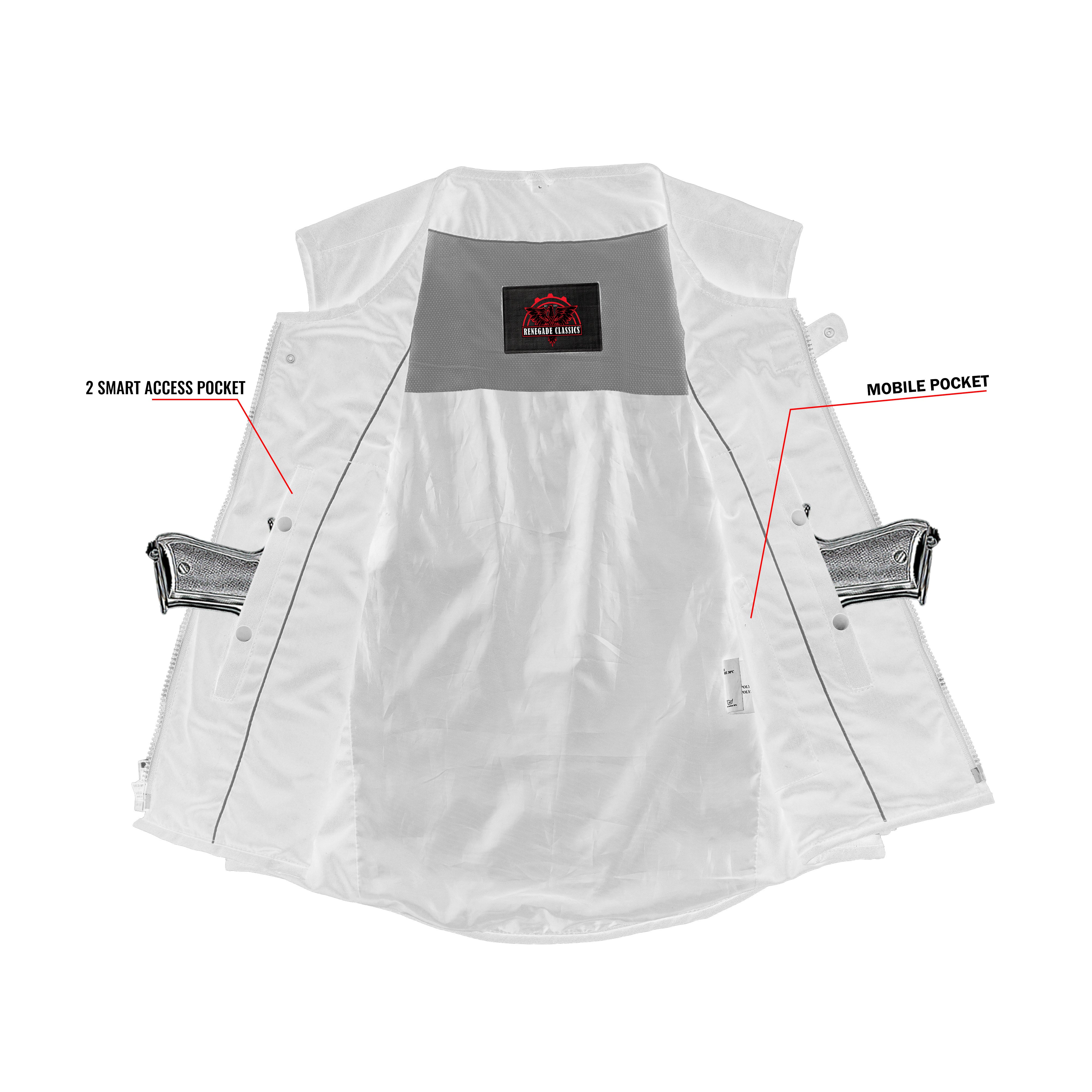 Crossroad Men's Motorcycle Textile SWAT Vest