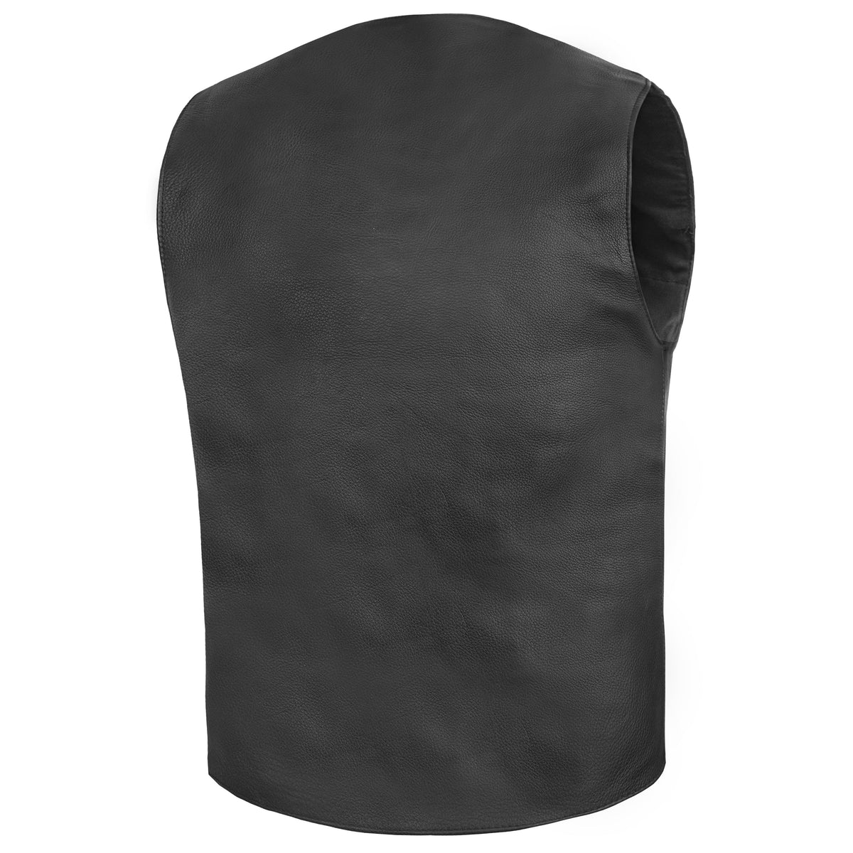 Back Line™ Mens Leather Motorcycle Vest