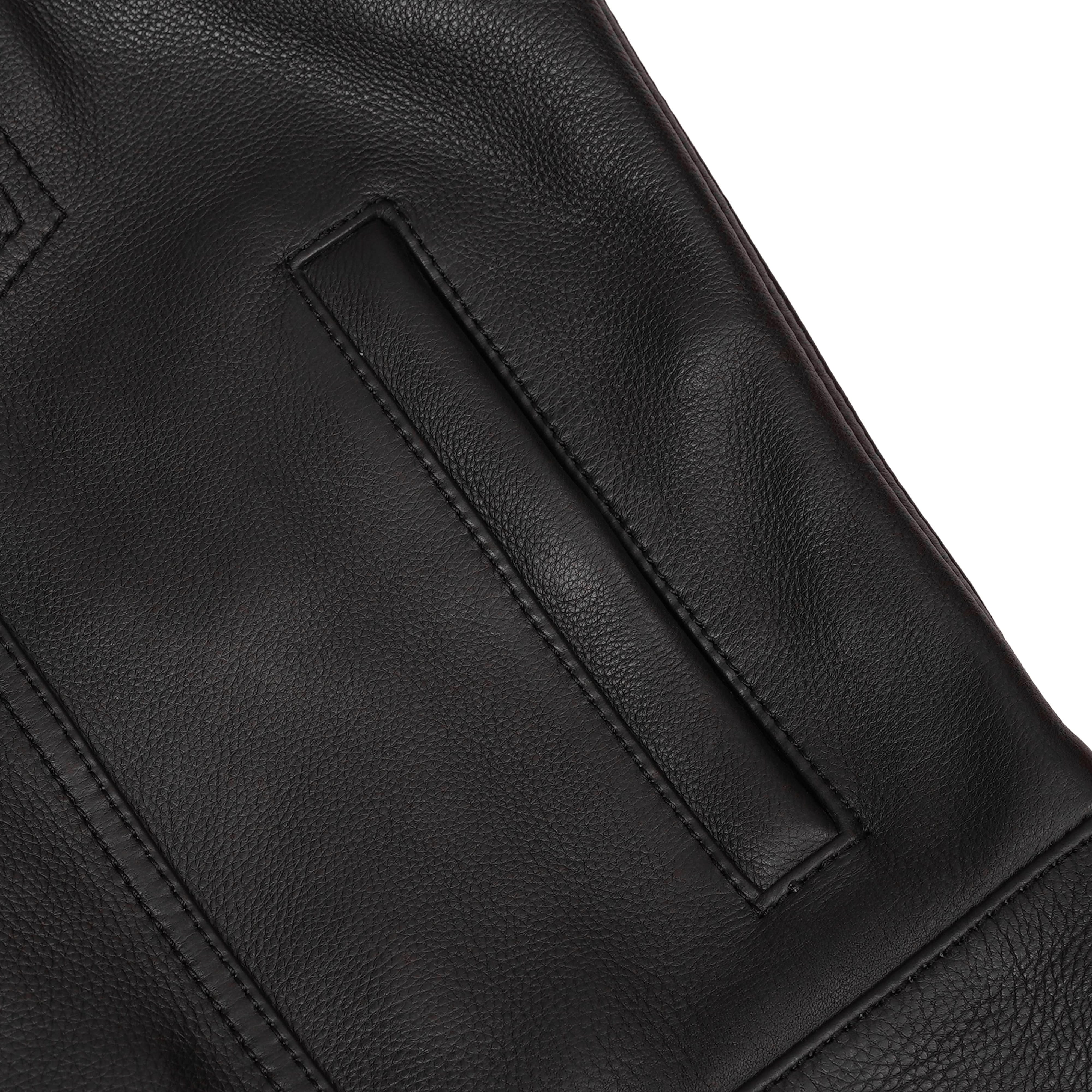 Nocturne Mens Leather Motorcycle Vest