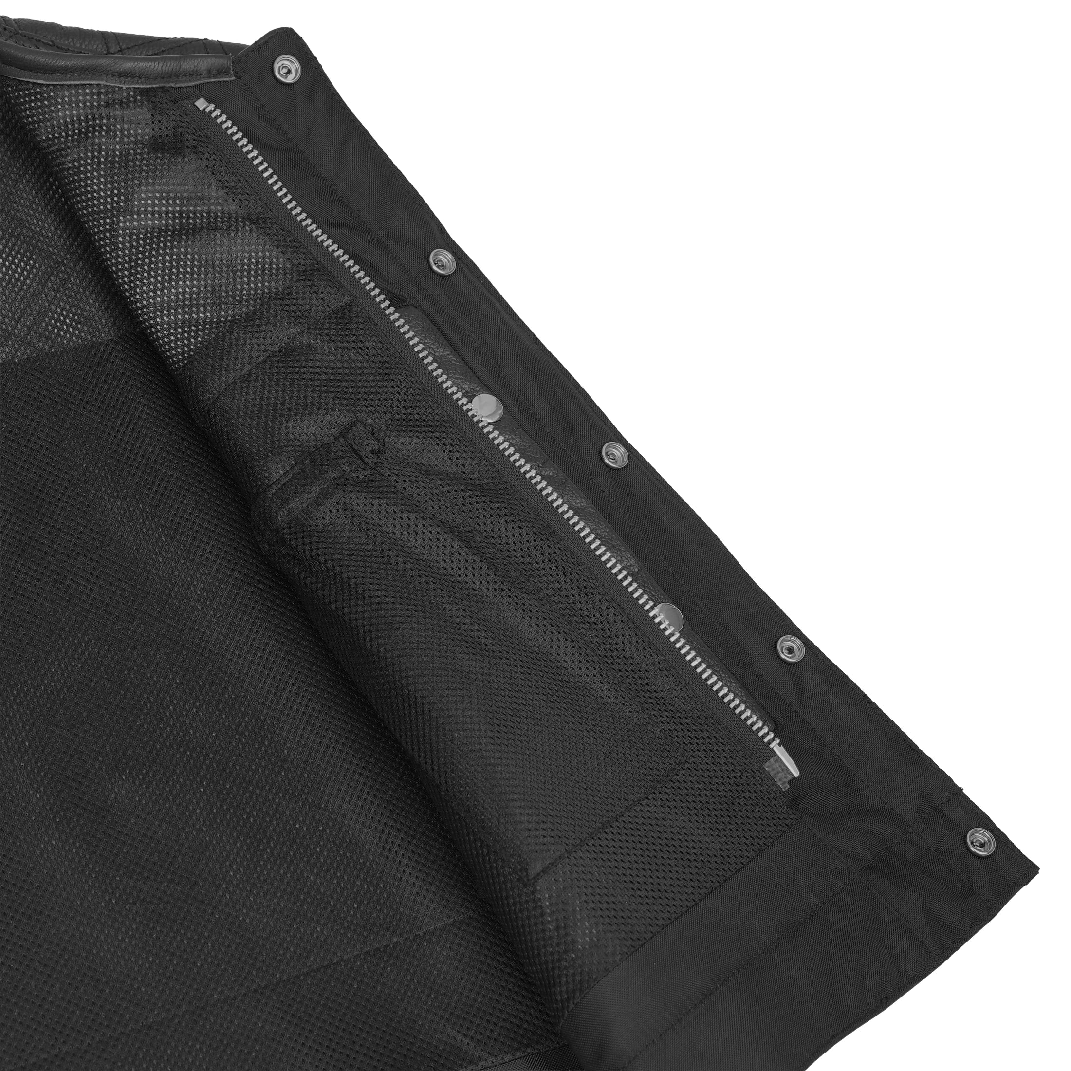 Clubhouse Men's Motorcycle Leather Vest