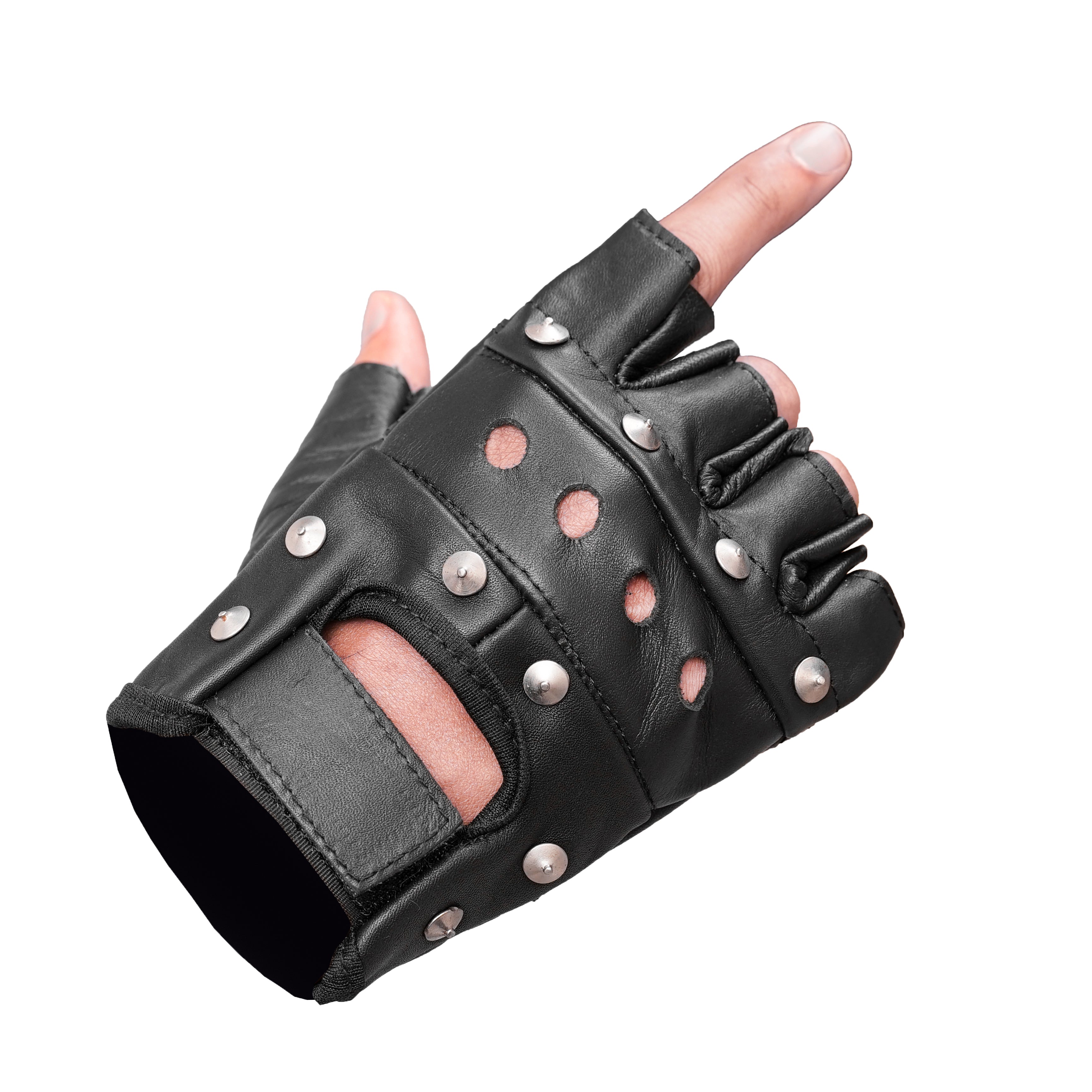 Road Rebel™ Fingerless Motorcycle Gloves