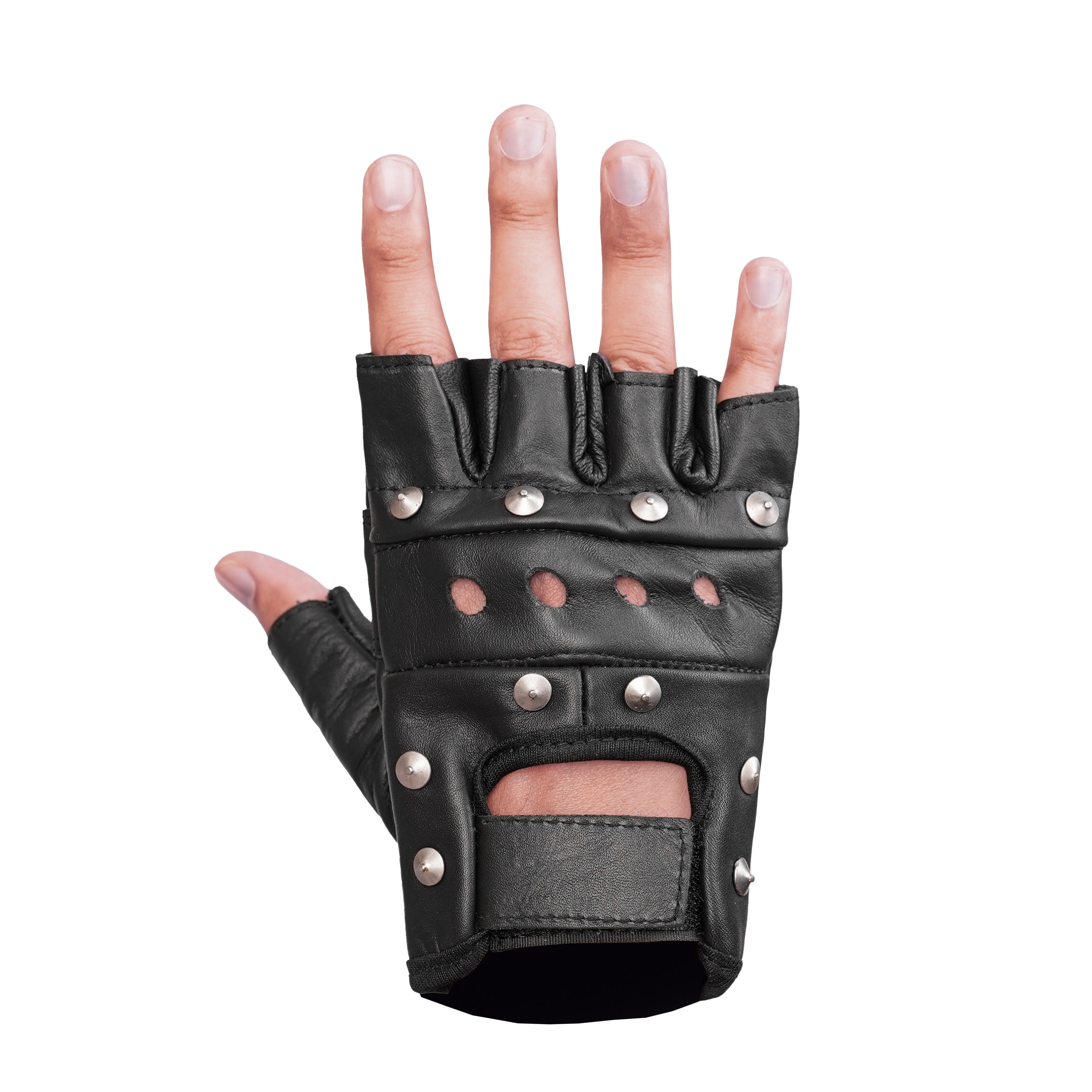 Road Rebel™ Fingerless Motorcycle Gloves