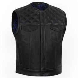 Mile Crusher Men’s Motorcycle Leather Vest