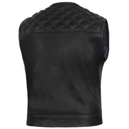 Mile Crusher Mens Motorcycle Leather Vest